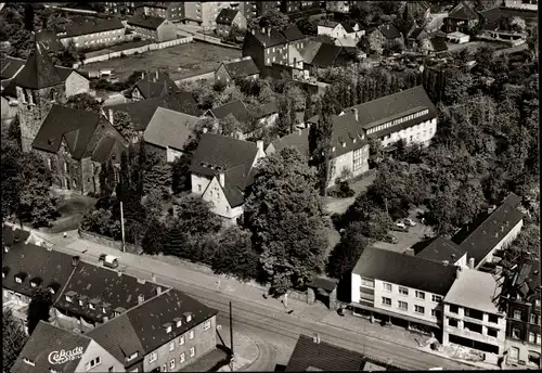 Ak Brackel Dortmund im Ruhrgebiet, St. Klemens Kommende, Luftaufnahme