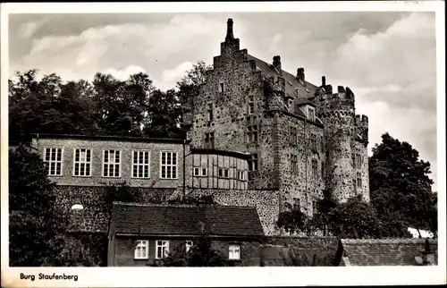 Ak Gießen an der Lahn Hessen, Burg Staufenberg