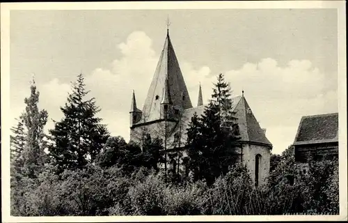 Ak Oberkleen Langgöns Hessen, Evangelische Kirche