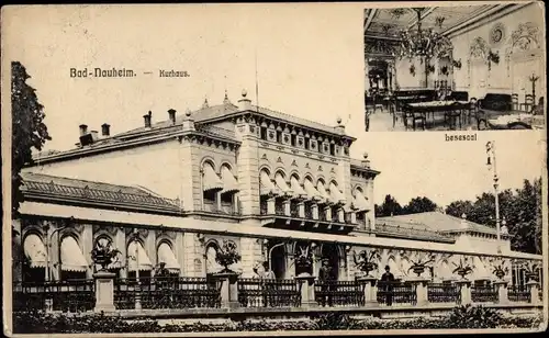Ak Bad Nauheim in Hessen, Kurhaus, Lesesaal