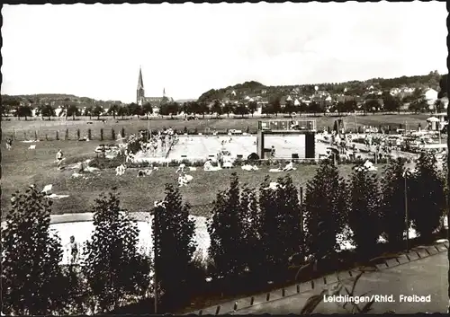 Ak Leichlingen im Rheinland, Freibad