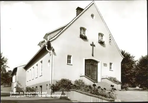 Ak Dhünn Wermelskirchen im Bergischen Land, evang.-freikirchliches Gemeindehaus