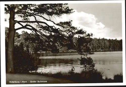 Ak Rotenburg an der Wümme, Großer Bullensee