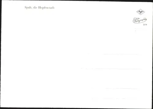 Ak Spalt in Mittelfranken, Gesamtansicht, Hopfen