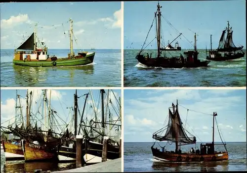 Ak Nordseebad Norderney Ostfriesland, Fischkutter