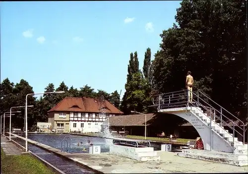 Ak Treuenbrietzen in Brandenburg, Stadtbad