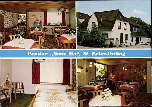 Ak Nordseebad Sankt Peter Ording, Pension "Haus Mö"