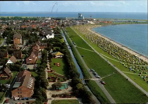 Ak Nordseebad Büsum, Blick vom Hochhaus, Teilansicht