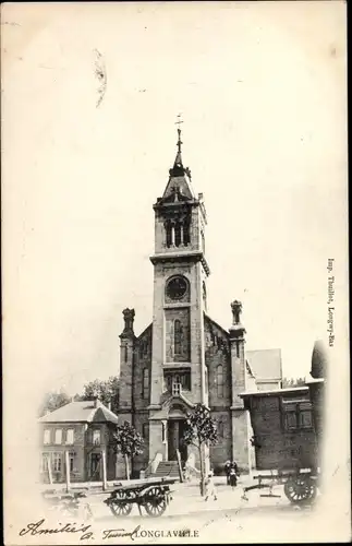 Ak Longlaville Meurthe et Moselle, l'Église