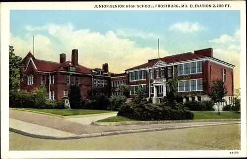 Ak Frostburg Maryland USA, Junior-Senior High School