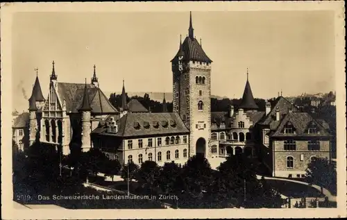 Ak Zürich Stadt Schweiz, Schweizerisches Landesmuseum