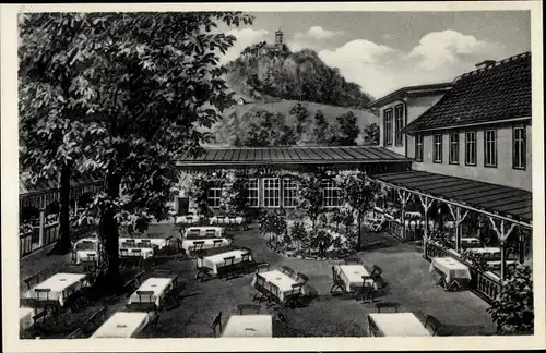 Ak Bad Blankenburg Thüringen, Hotel Goldener Löwe, Erwin Höland, am Markt