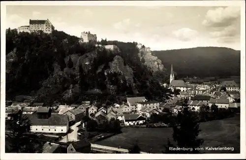 Ak Riedenburg in Niederbayern, Blick vom Kalvarienberg, Teilansicht