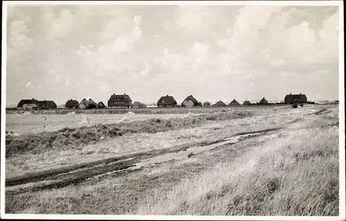 Foto Kampen auf Sylt, Blick aus der Ferne auf den Ort