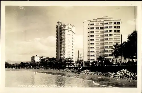 Ak Santos Brasilien, Praia de S. Vicente