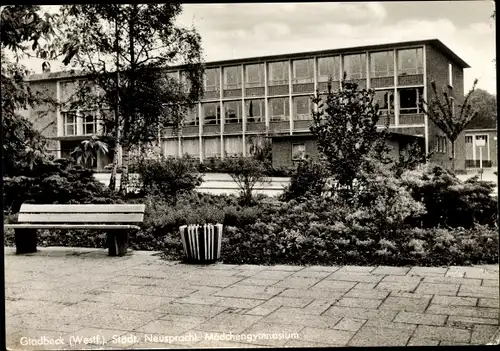 Ak Gladbeck im Ruhrgebiet Westfalen, Städt. Neusprachliches Mädchengymnasium