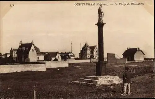 Ak Ouistreham Calvados, La Vierge de Riva-Bella