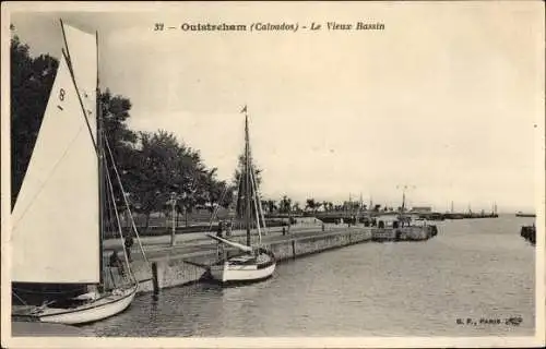 Ak Ouistreham Calvados, Le Vieux Bassin