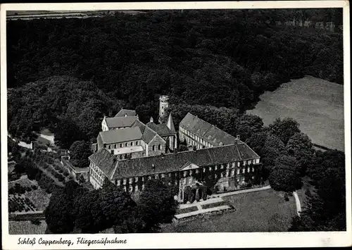 Ak Cappenberg Selm im Münsterland, Schloss Cappenberg, Fliegeraufnahme