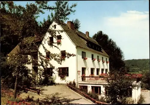 Ak Haselbach Bischofsheim an der Rhön in Unterfranken, Gästehäuser des CVJM