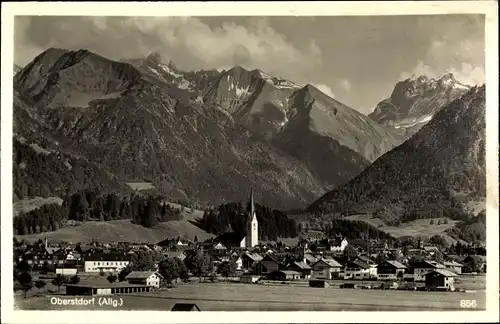 Ak Oberstdorf im Oberallgäu, Panorama