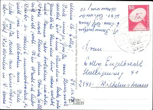 Ak Simmern im Hunsrück, Panorama