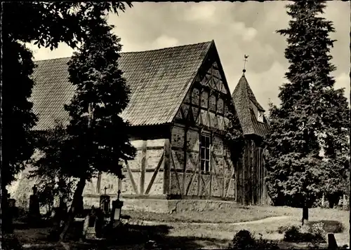 Ak Undeloh in der Lüneburger Heide, Magdalenen Kapelle, 11. Jahrhundert