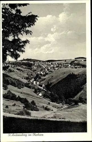 Ak Sankt Andreasberg Braunlage im Oberharz, Gesamtansicht