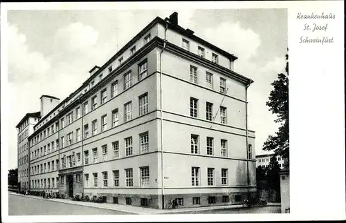 Ak Schweinfurt in Unterfranken Bayern, Krankenhaus St. Josef