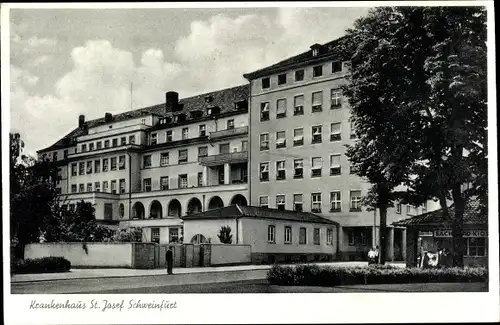 Ak Schweinfurt in Unterfranken Bayern, Krankenhaus St. Josef