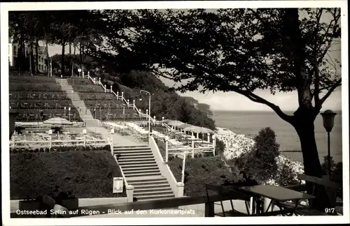 Foto Ak Ostseebad Sellin auf Rügen, Kurkonzertplatz