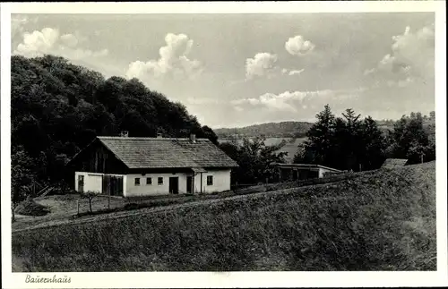 Ak Seckach, Blick aufs Jugenddorf Klinge, Bauernhaus