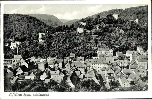 Ak Sayn Bendorf am Rhein, Totalansicht