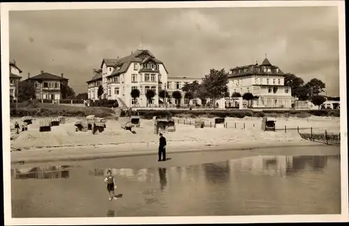 Ak Timmendorfer Strand, Strandpartie, Küstenhäuser