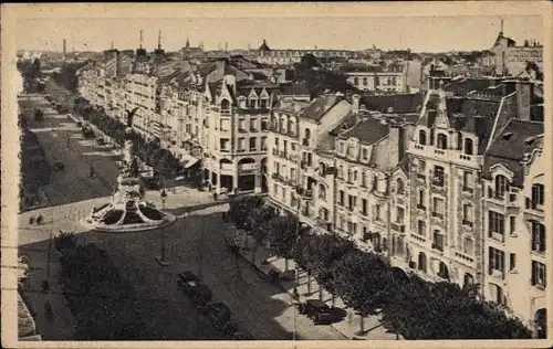 Ak Reims Marne, Avenue Drouet D'Erlon