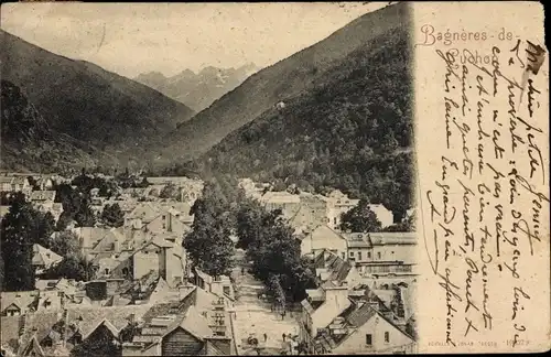 Ak Bagneres de Luchon Haute Garonne, Panorama