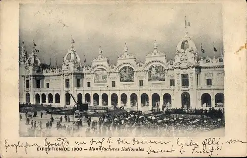 Ak Paris Frankreich, Exposition de 1900, Manufactures Nationales