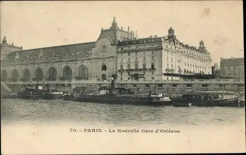 Ak Paris, La Nouvelle Gare d'Orleans