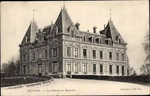Ak Draveil Essonne, Le Chateau des Bergeries