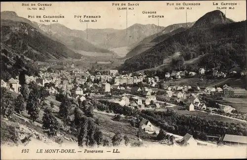 Ak Le Mont Dore Puy de Dôme, Panorama, Puy de Sancy