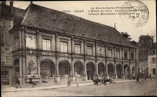 Ak Gray Haute Saône, L'Hotel de Ville