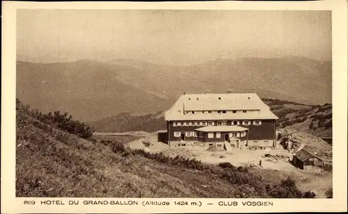 Ak Ballon d'Alsace Vosges, Hotel du Grand Ballon, Club Vosgein