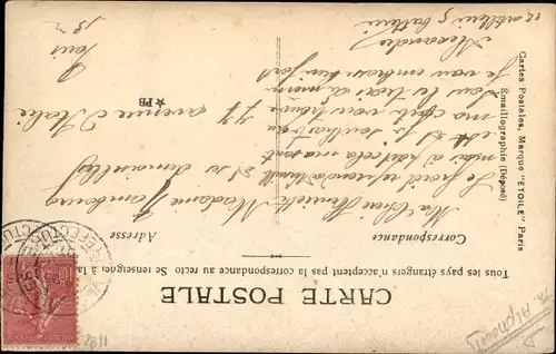 Buchstaben Ak L, Frau mit zwei Kindern