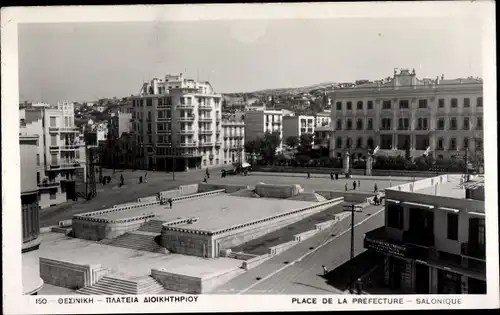 Ak Thessaloniki Griechenland, Place de la Prefecture