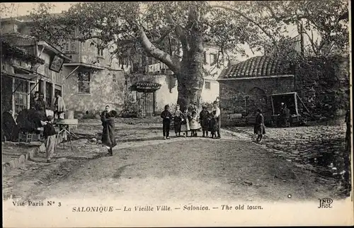 Ak Thessaloniki Griechenland, La Vieille Ville