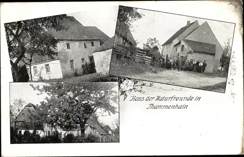 Ak Thammenhain Lossatal in Sachsen, Haus der Naturfreunde der Ortsgruppe Leipzig