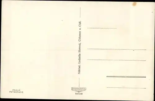 Ak Chlumec nad Cidlinou Chlumetz an der Cidlina Region Königgrätz, Sporitelna