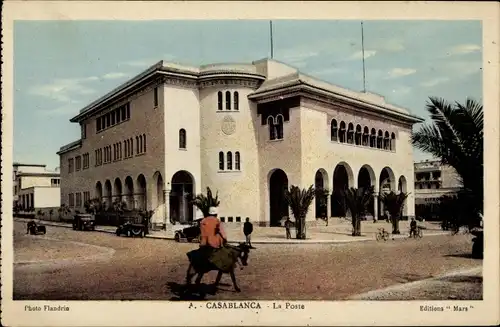Ak Casablanca Marokko, La Poste
