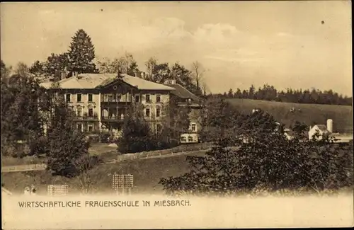 Ak Miesbach Oberbayern, Wirtschaftliche Frauenschule