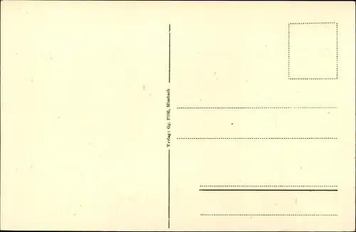 Ak Miesbach Oberbayern, Krankenhauskapelle, Tannenbäume